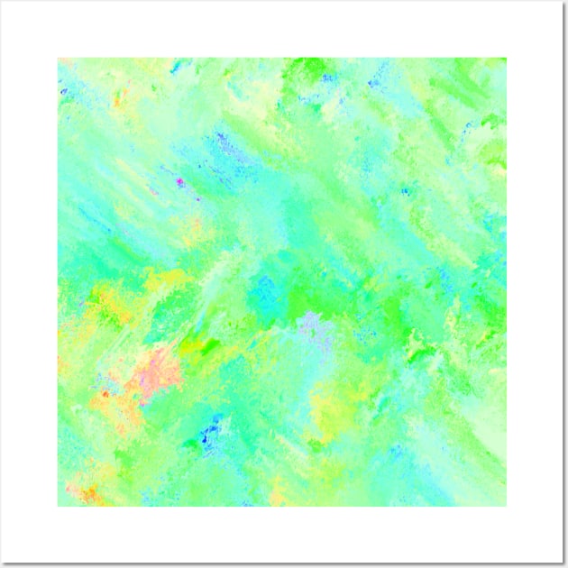 Bright Green Abstract Wall Art by ImDEL